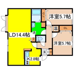 グラン・クリスタルの物件間取画像